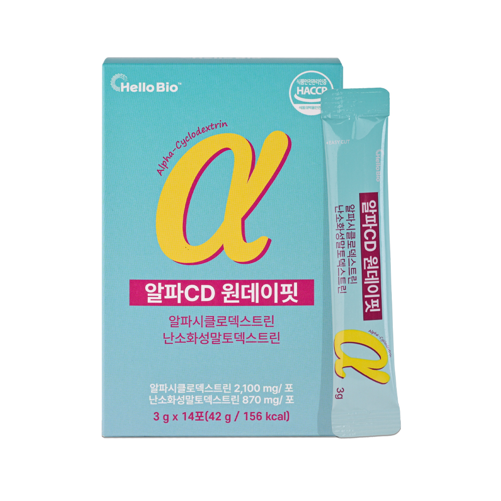 알파CD 원데이핏 알파시클로덱스트린 난소화성말토덱스트린 - 한미양행